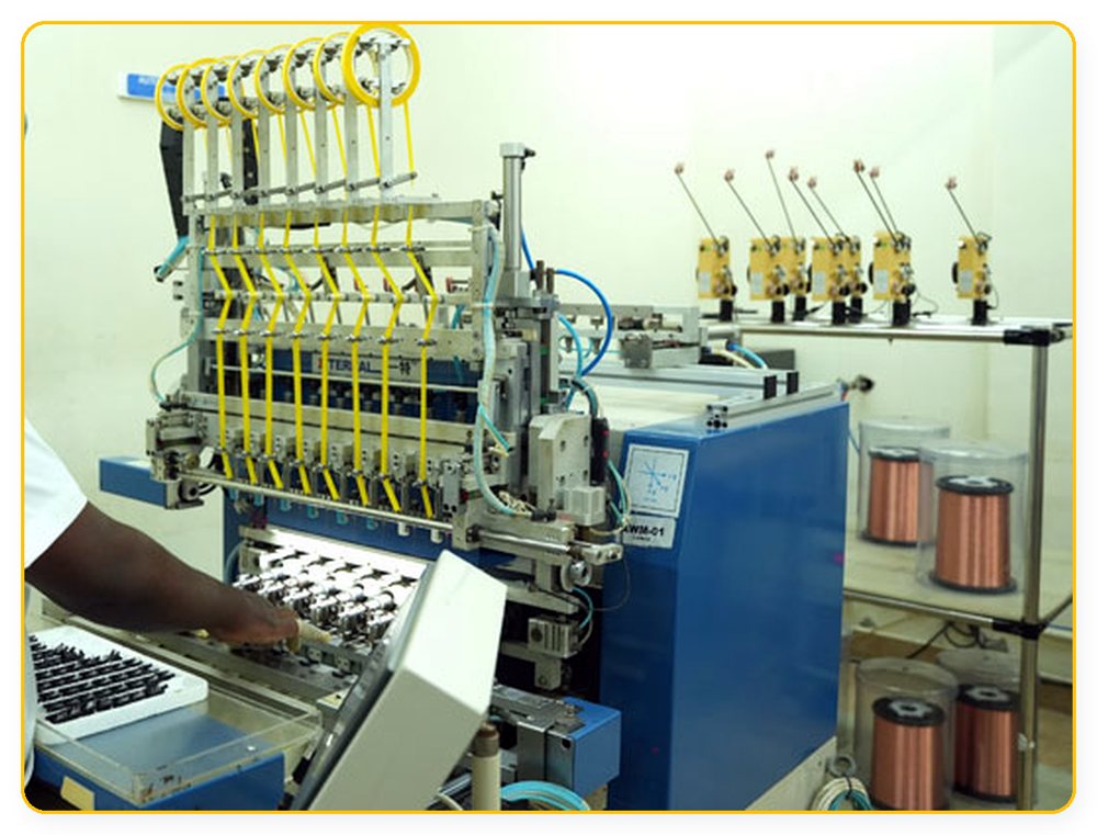 Multi-spindle CNC winding